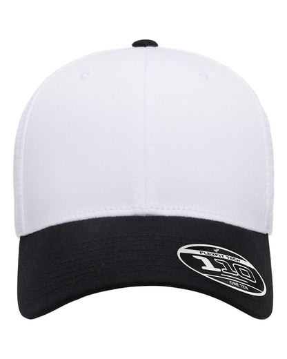 Flexfit 110® Mesh-Back Cap 110M #color_Black/ White/ White