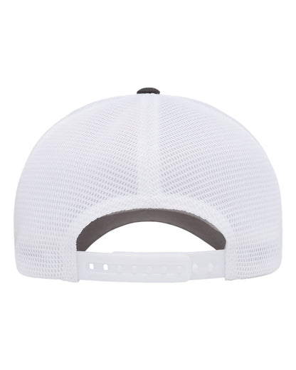 Flexfit 110® Mesh-Back Cap 110M #color_Dark Heather/ White/ White