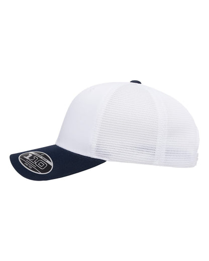 Flexfit 110® Mesh-Back Cap 110M #color_Navy/ White/ White