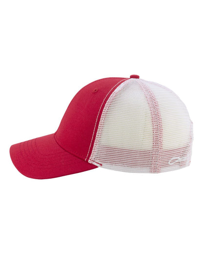 Infinity Her Women's Modern Trucker Cap CHARLIE #color_Red/ White