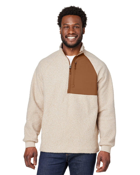 North End Men's Aura Sweater Fleece Quarter-Zip Pullover NE713