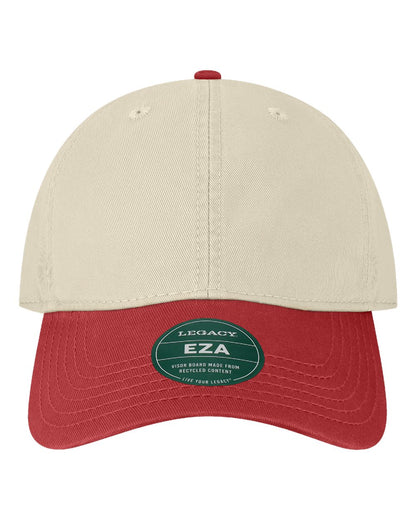 LEGACY Relaxed Twill Dad Hat EZA #color_Stone/ Cardinal Red