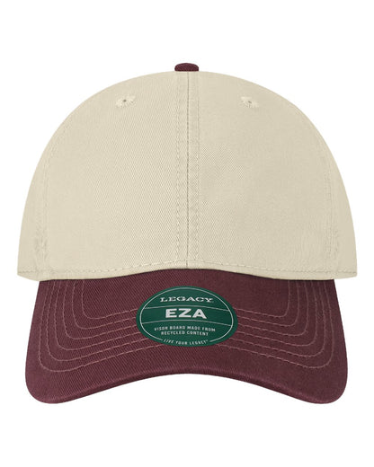 LEGACY Relaxed Twill Dad Hat EZA #color_Stone/ Maroon