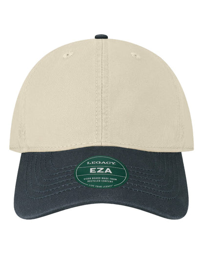 LEGACY Relaxed Twill Dad Hat EZA #color_Stone/ Navy