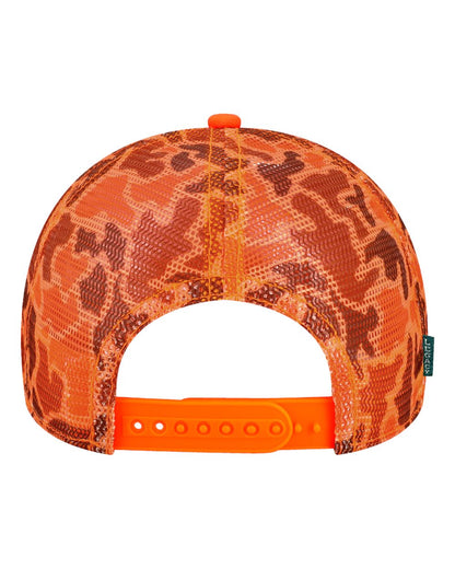 LEGACY Mid-Pro Snapback Trucker Cap MPS #color_Blaze Orange/ Camo