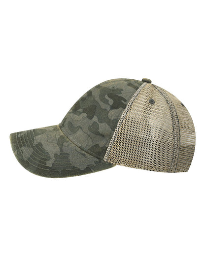 LEGACY Old Favorite Trucker Cap OFA #color_Black Field Camo/ Java