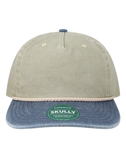 LEGACY Skully Cap SKULLY #color_Pebble/ Navy-Off White
