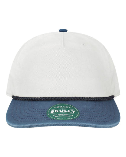 LEGACY Skully Cap SKULLY #color_White/ Navy-Navy