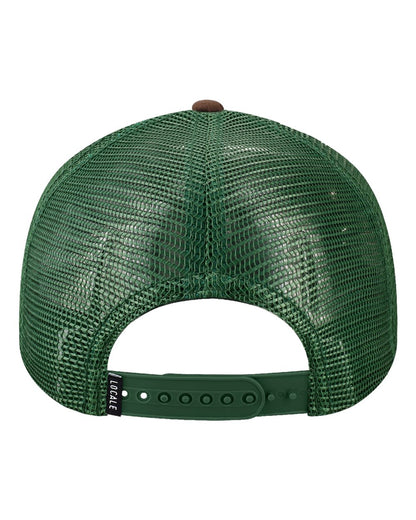 LOCALE Trucker Cap 5PTKR #color_Faded Forest/ Brown