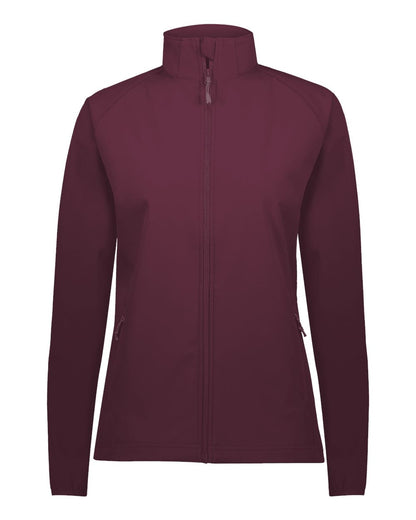 Holloway Women's Featherlight Soft Shell Jacket 229721 #color_Maroon
