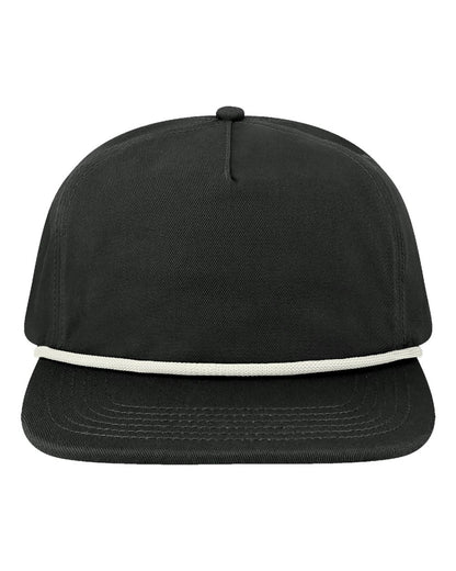 LOCALE Unstructured with Rope Cap WILSON #color_Black/ White