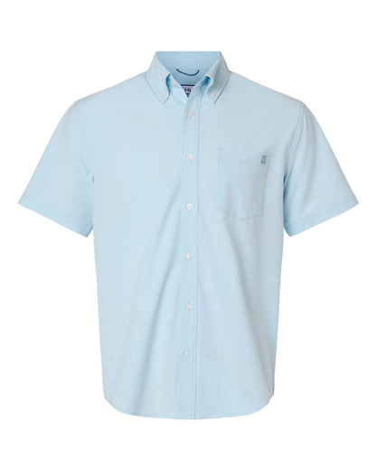 HUK Men's Kona Solid Shirt H150154 #color_Coastal Drift Heather