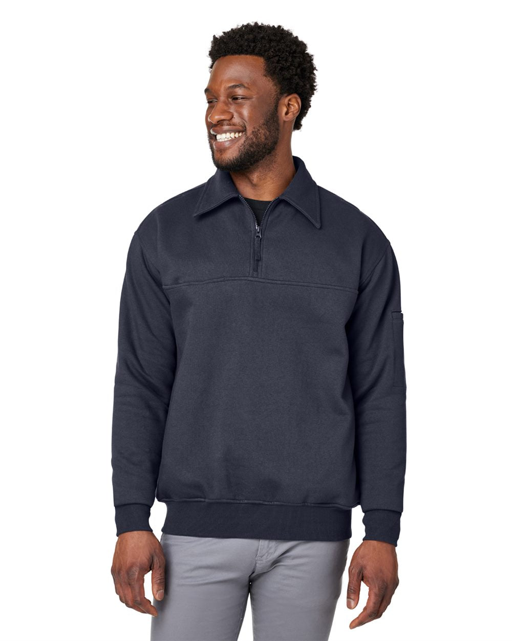 Harriton Unisex ClimaBloc™ Heavyweight Tactical Quarter-Zip Pullover M712