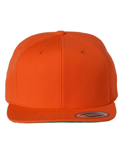YP Classics Premium Flat Bill Snapback Cap 6089M #color_Orange
