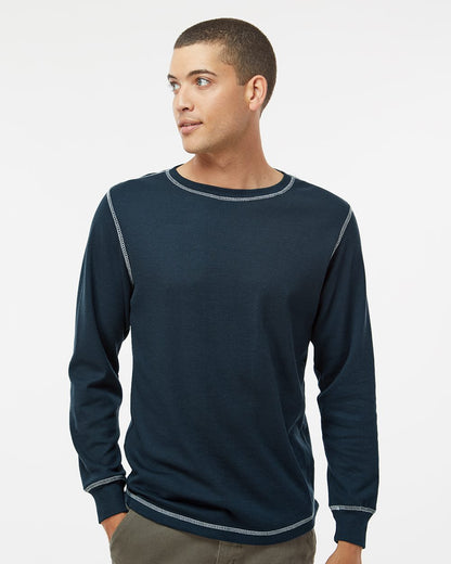 J. America Men's Vintage Thermal Long Sleeve T-Shirt 8238 J. America Men's Vintage Thermal Long Sleeve T-Shirt 8238