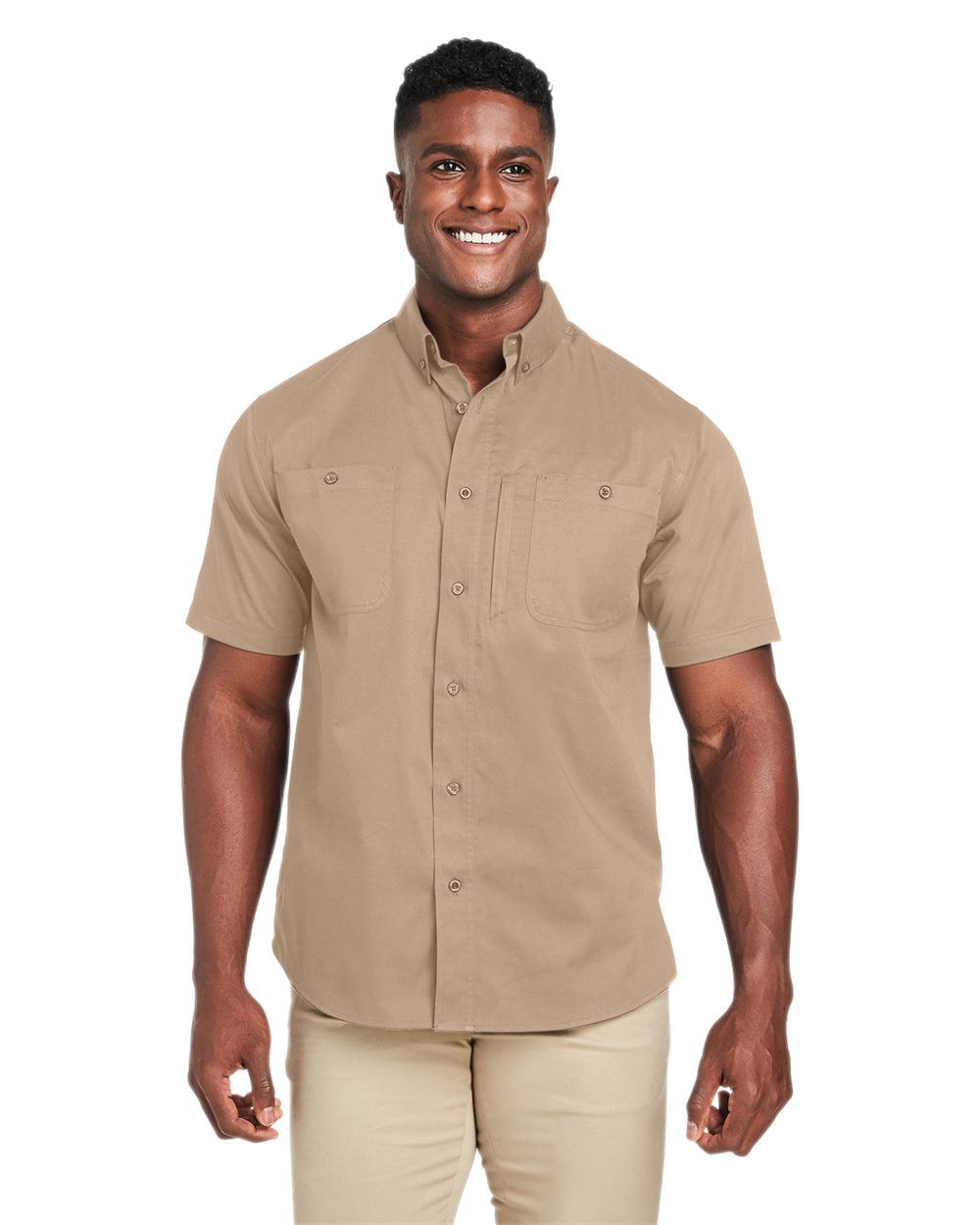 Harriton Men's Advantage IL Short Sleeve Work Shirt M585