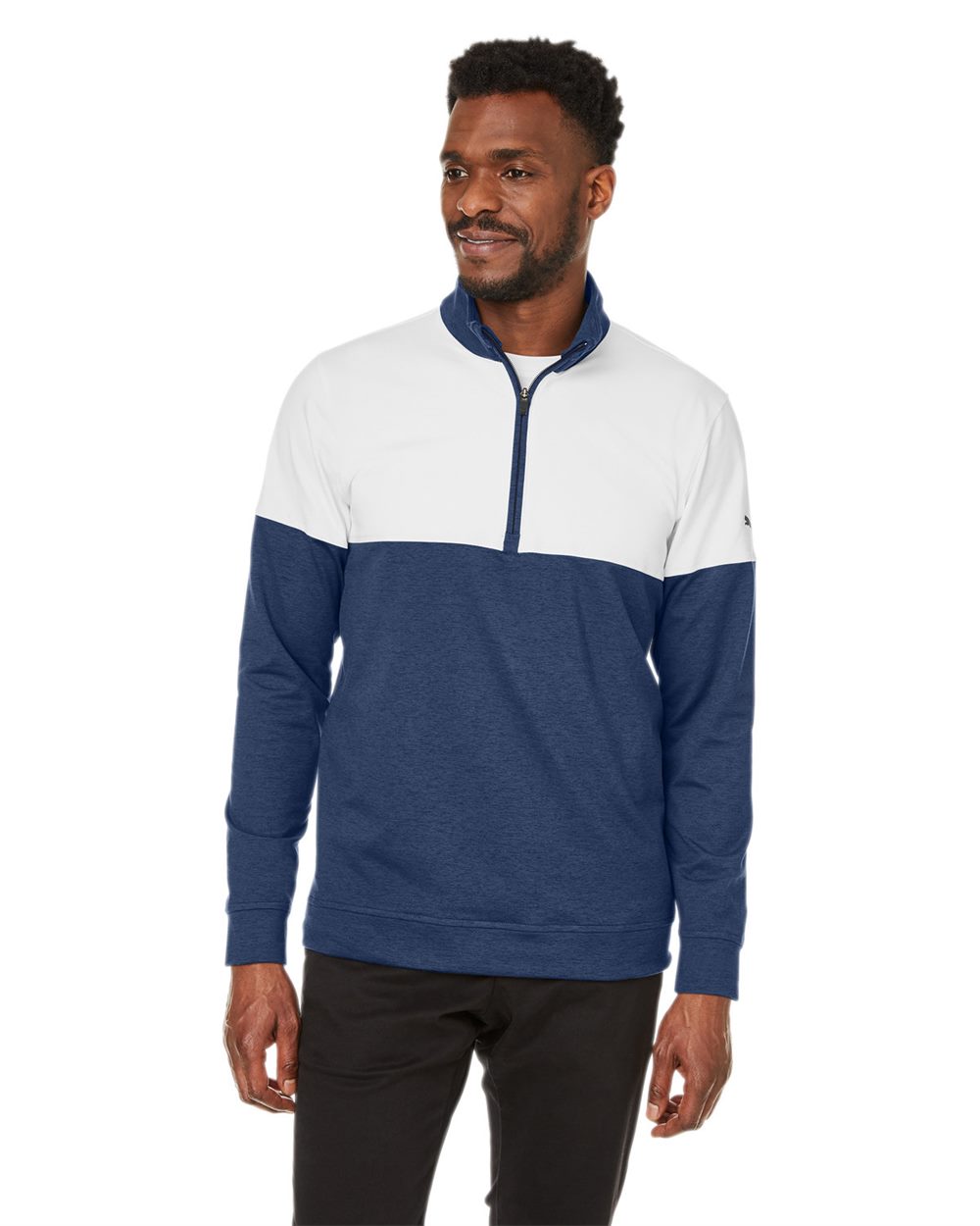 Puma Golf Men's Cloudspun Warm Up Quarter-Zip Pullover 595803