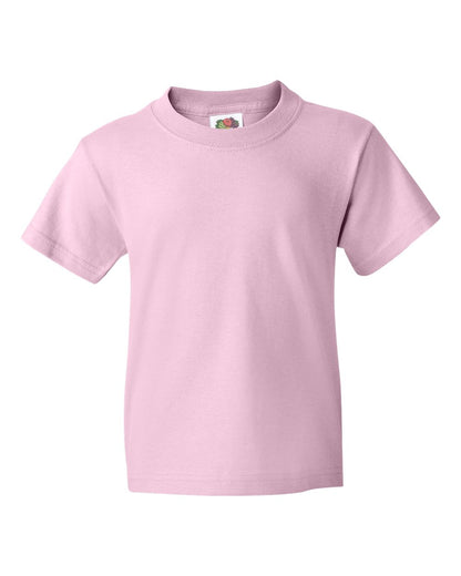 Fruit of the Loom HD Cotton Youth Short Sleeve T-Shirt 3930BR #color_Classic Pink