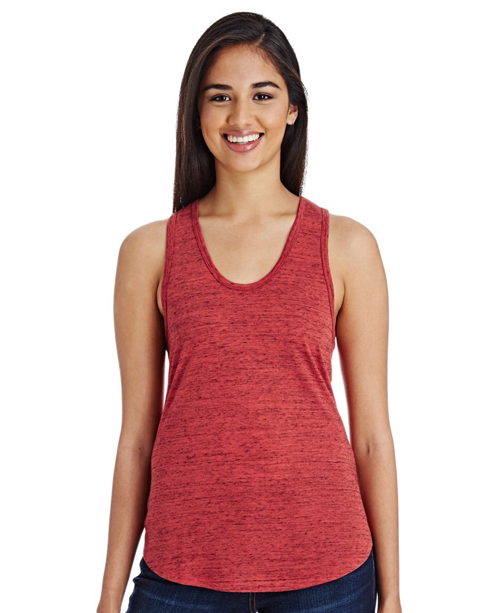 Threadfast Apparel Women's Blizzard Jersey Racer Tank Top 204LT