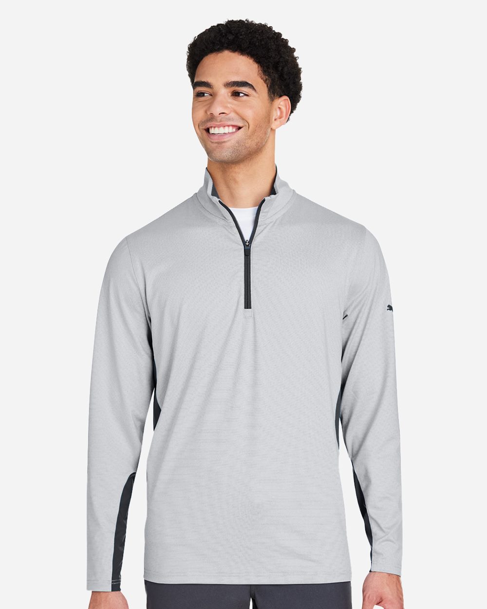 Puma Golf Men's Mesa Stripe Quarter-Zip Pullover PG410