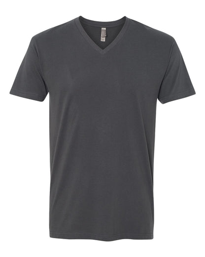 Next Level Sueded V-Neck T-Shirt 6440 #color_Heavy Metal