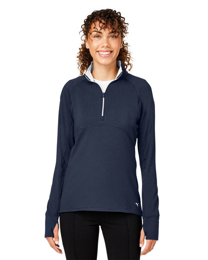 Puma Golf Women's Gamer Golf Quarter-Zip Pullover 533007 Puma Golf Women's Gamer Golf Quarter-Zip Pullover 533007