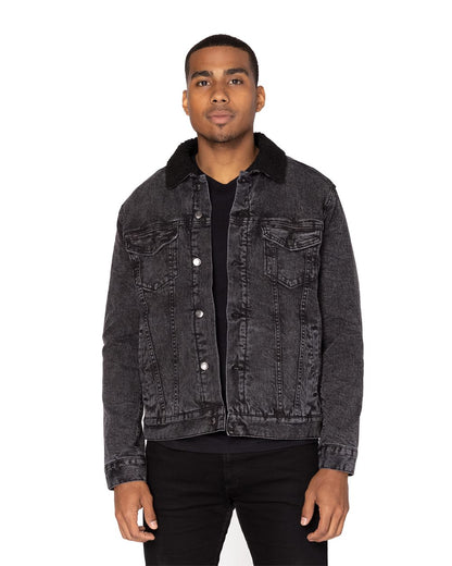 Threadfast Apparel Unisex Sherpa-Lined Denim Jacket 372J Threadfast Apparel Unisex Sherpa-Lined Denim Jacket 372J