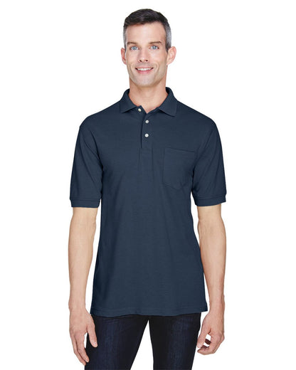 Harriton Men's Easy Blend™ Polo with Pocket M265P Harriton Men's Easy Blend™ Polo with Pocket M265P