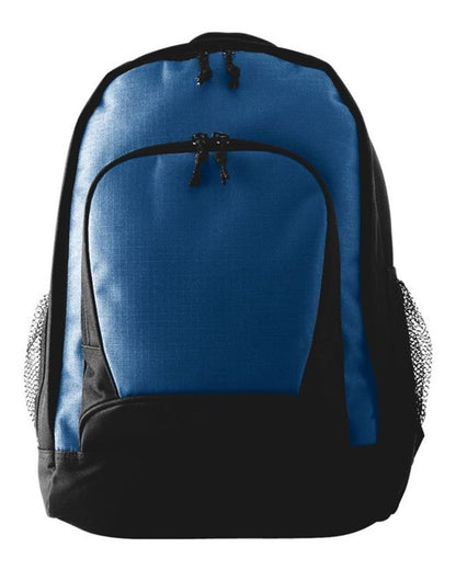 Augusta Sportswear Ripstop Backpack 1710 #color_Navy/ Black