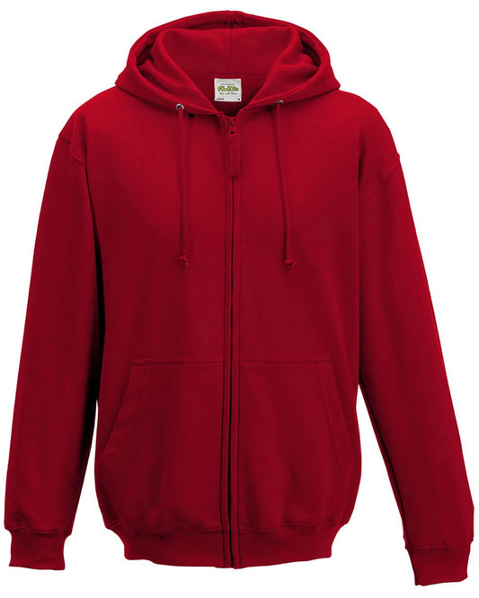 AWDis Unisex Midweight College Full-Zip Hooded Sweatshirt JHA050