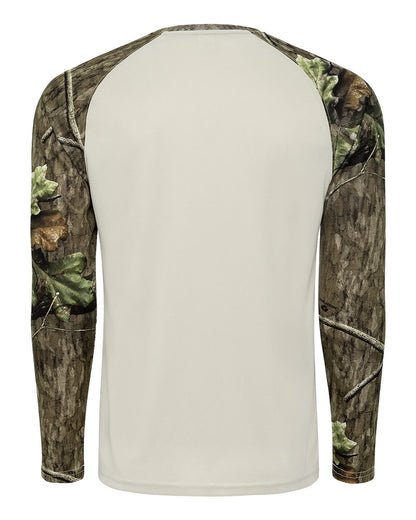 Paragon Men's Jackson Mossy Oak Colorblocked Long Sleeve T-Shirt 236 #color_Country Roots