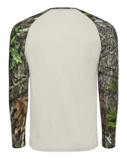 Paragon Men's Jackson Mossy Oak Colorblocked Long Sleeve T-Shirt 236 #color_NWTF Obsession
