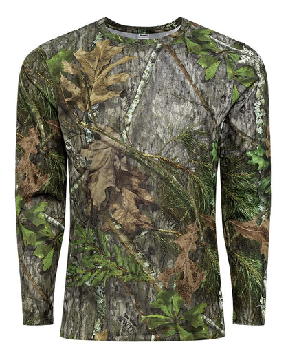 Paragon Men's Oxford Performance Camo Print Long Sleeve T-Shirt 237 #color_NWTF Obsession