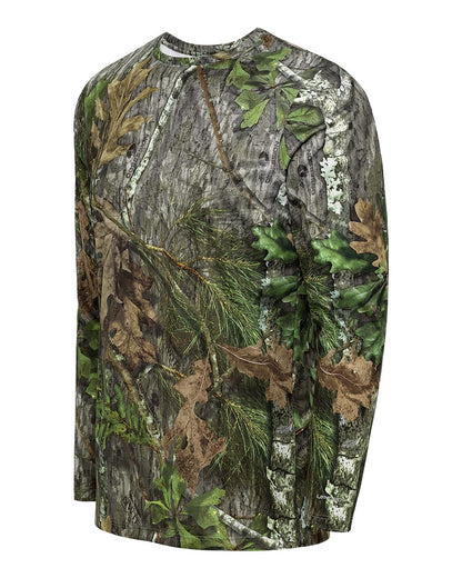 Paragon Men's Oxford Performance Camo Print Long Sleeve T-Shirt 237 #color_NWTF Obsession