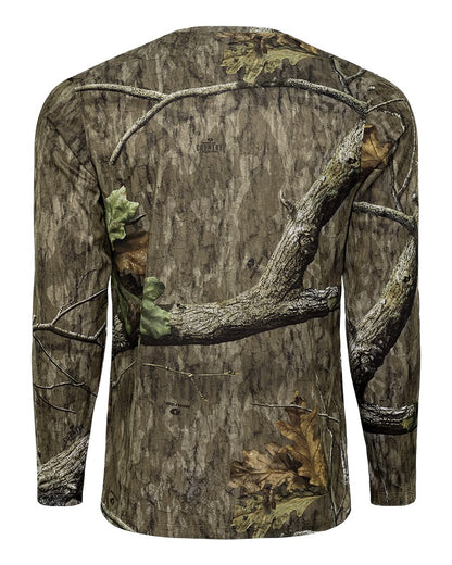 Paragon Men's Oxford Performance Camo Print Long Sleeve T-Shirt 237 #color_Country Roots
