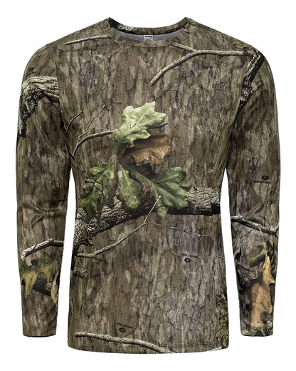 Paragon Men's Oxford Performance Camo Print Long Sleeve T-Shirt 237 #color_Country Roots