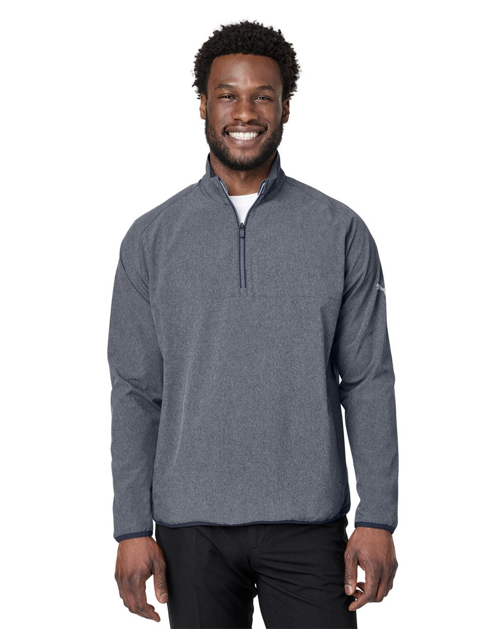 Puma Golf Men's Coastal Woven Quarter-Zip Pullover 538931