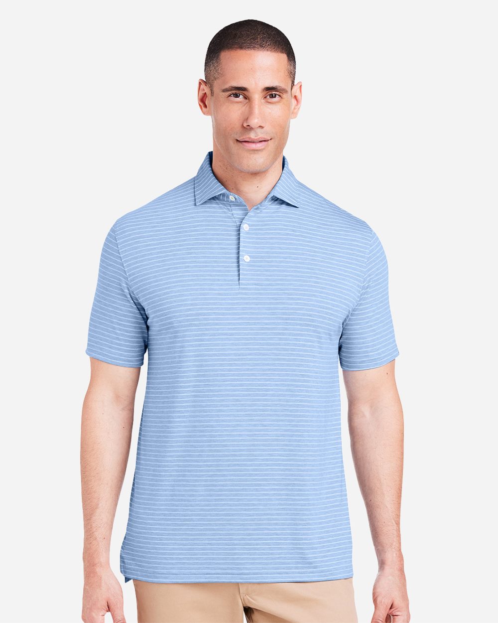 TASC Performance Inc Men's Cloud Lightweight Polo Brookline Stripe TM546Y