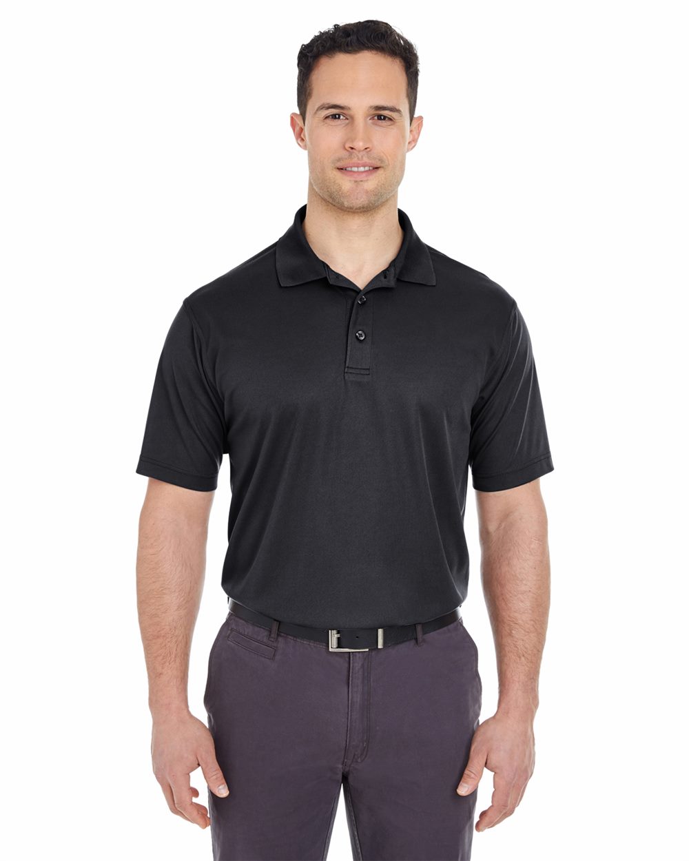 UltraClub Men's Tall Cool & Dry Mesh Piqué Polo 8210T
