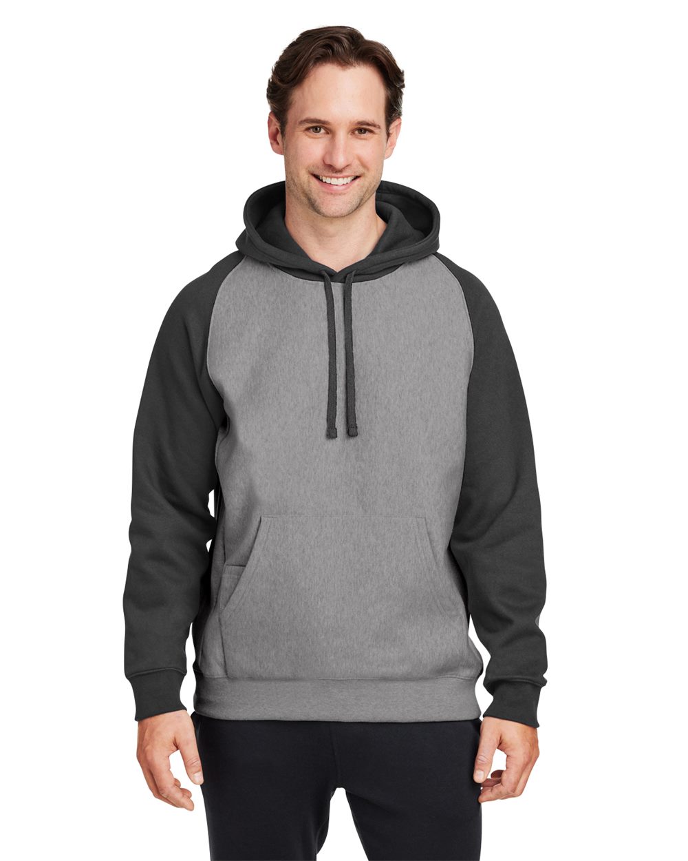 Team 365 Unisex Zone HydroSport™ Heavyweight Colorblock Hooded Sweatshirt TT96CB