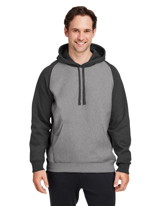 Team 365 Unisex Zone HydroSport™ Heavyweight Colorblock Hooded Sweatshirt TT96CB
