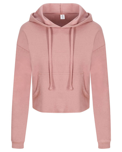 AWDis Women's Girlie Cropped Hooded Fleece with Pocket JHA016 AWDis Women&#39;s Girlie Cropped Hooded Fleece with Pocket JHA016