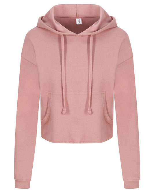 AWDis Women's Girlie Cropped Hooded Fleece with Pocket JHA016