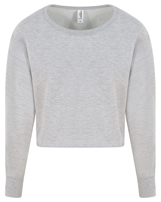AWDis Women's Cropped Crewneck Sweatshirt JHA035
