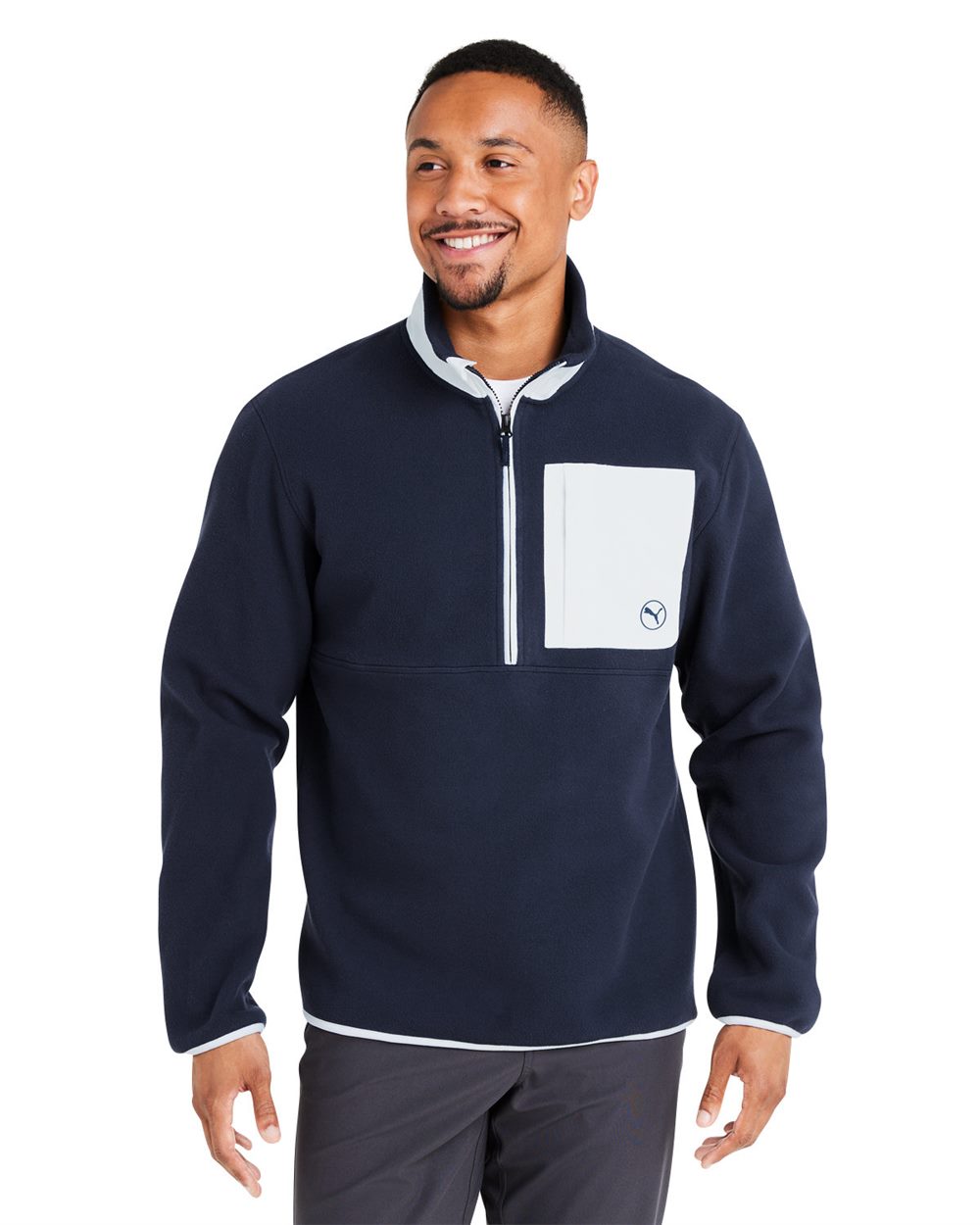 Puma Golf Men's Fleece Quarter-Zip Pullover 628407