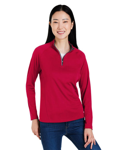 CORE365 Women's Origin Performance Pique Quarter-Zip Pullover CE418W CORE365 Women&#39;s Origin Performance Pique Quarter-Zip Pullover CE418W