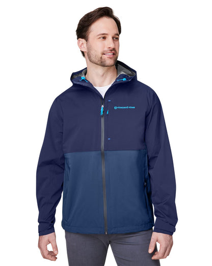 vineyard vines Men's On-The-Go Packable Rain Shell O001647 vineyard vines Men's On-The-Go Packable Rain Shell O001647