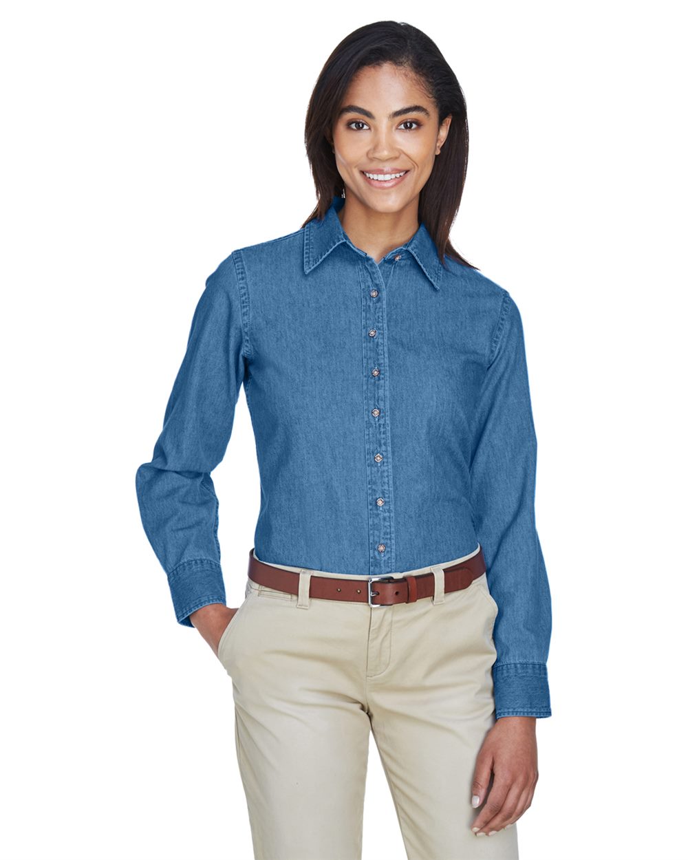 Harriton Women's Denim Shirt M550W