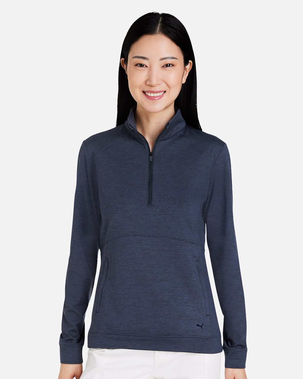Puma Golf Women's Cloudspun Rockaway Quarter-Zip Pullover 535516