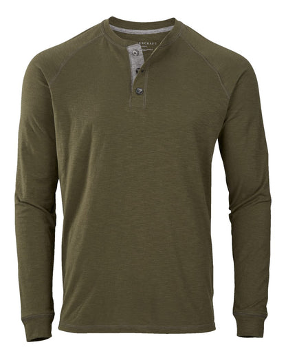 Boxercraft Henley Long Sleeve T-Shirt BM3101 #color_Olive